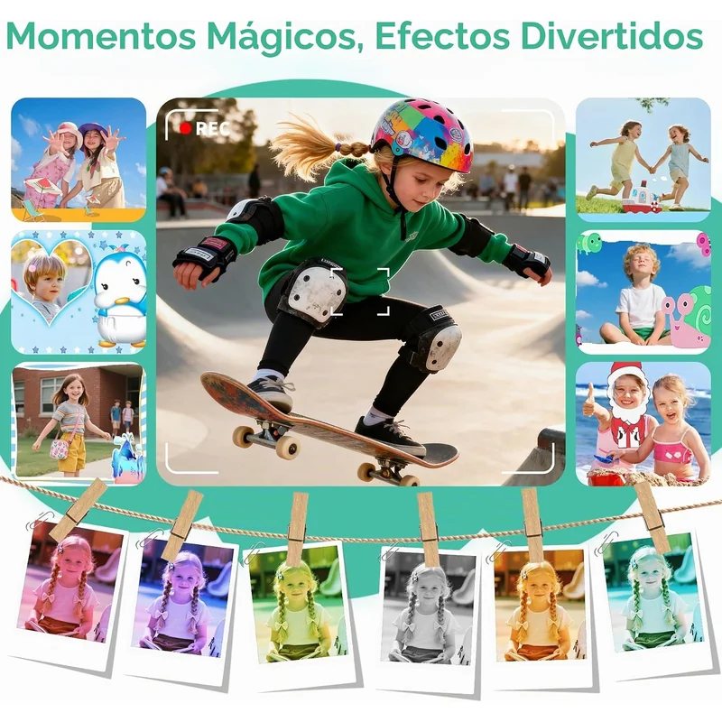 Cámara infantil 1080P con tarjeta SD - Foto 5