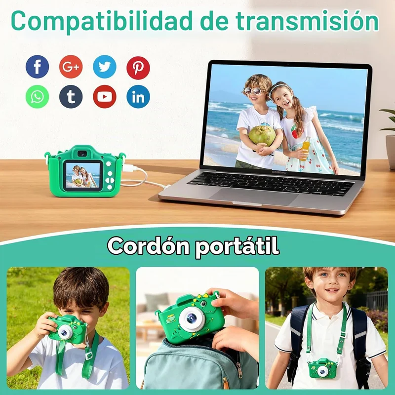 Cámara infantil 1080P con tarjeta SD - Foto 6