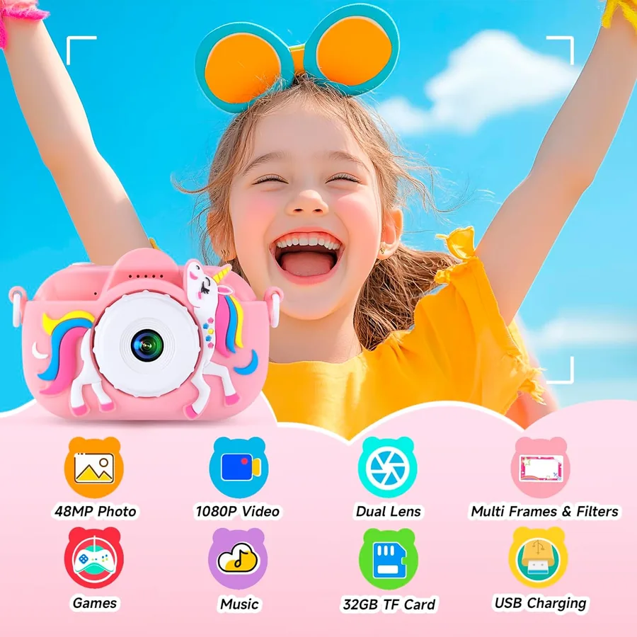 Cámara-lupa de unicornio con pantalla - Foto 2