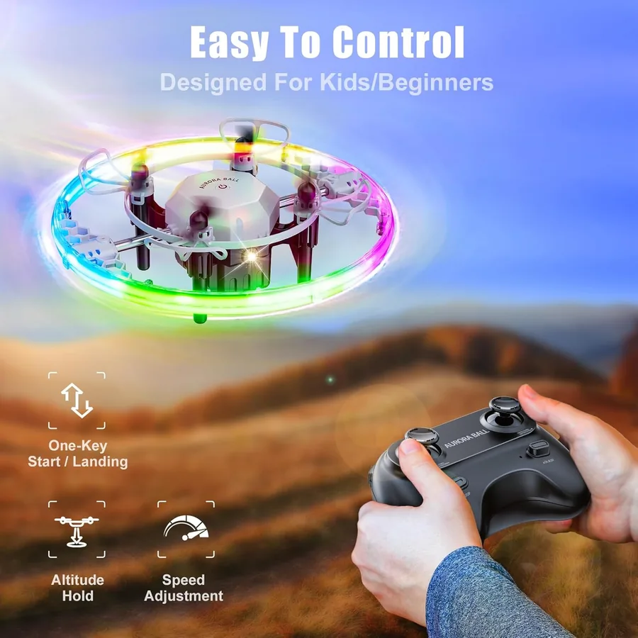 Dron esférico Aurora Ball con luces - Foto 6