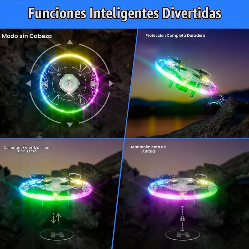 Mini Dron Quadcopter acrobático 360° para niños - Foto 5