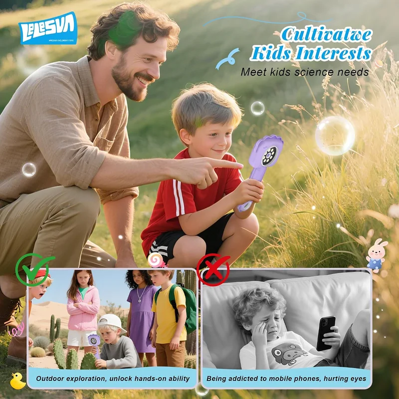 Microscopio de bolsillo portátil para niños - Foto 2