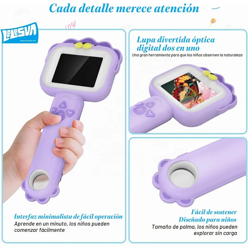 Microscopio de bolsillo portátil para niños - Foto 5