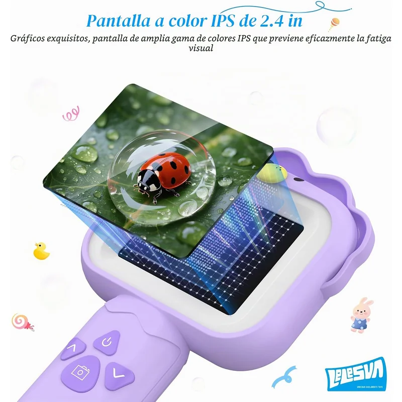 Microscopio de bolsillo portátil para niños - Foto 6