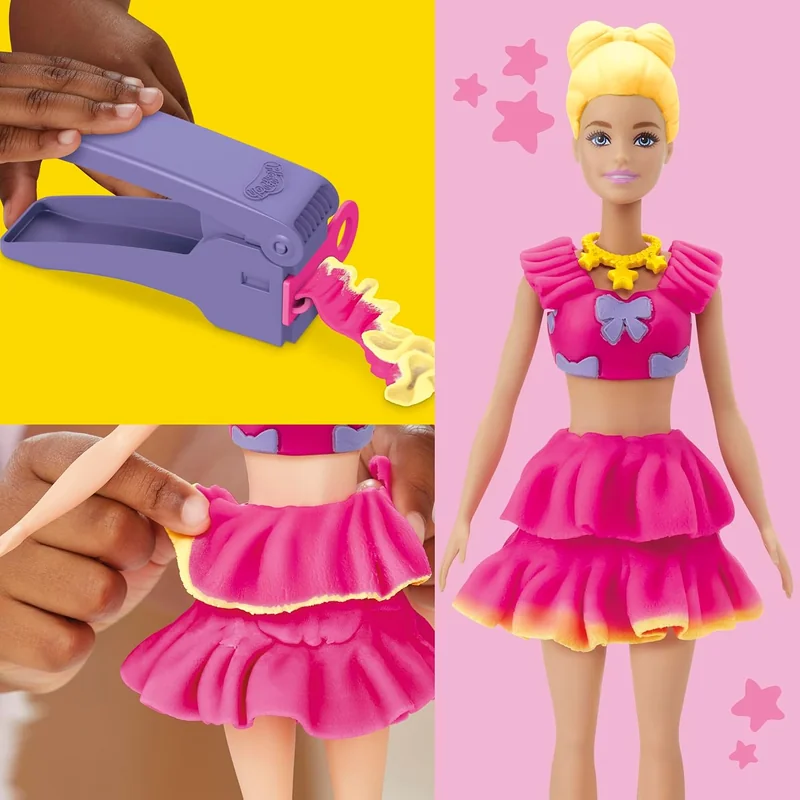Play-Doh Barbie: Set de diseño y vestidos de moda - Foto 4