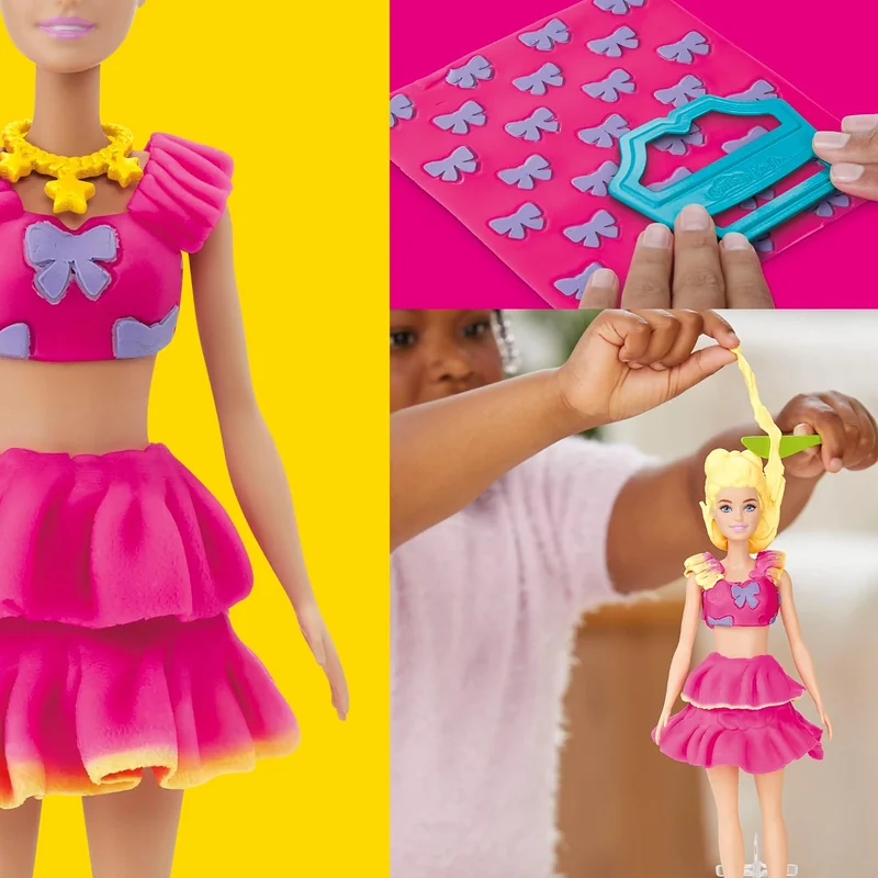 Play-Doh Barbie: Set de diseño y vestidos de moda - Foto 5