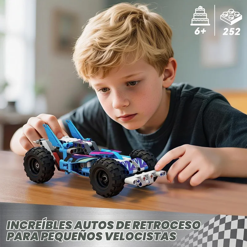 Set de construcción de autos de carrera STEM 9 en 1 - Foto 3