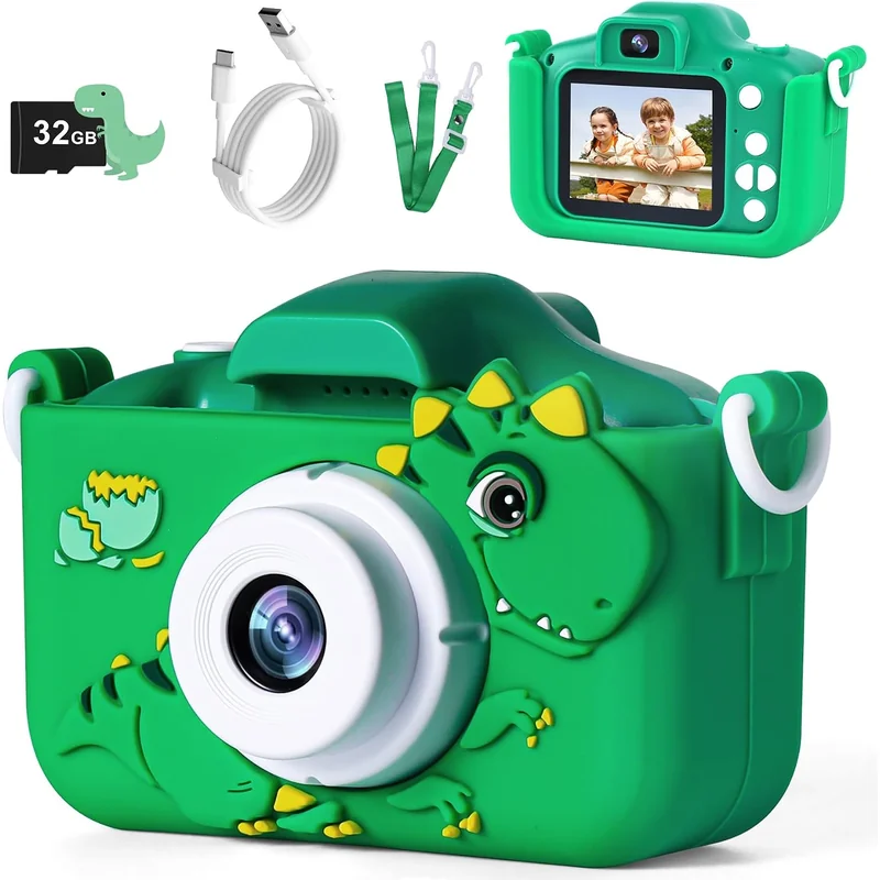 Cámara infantil 1080P con tarjeta SD