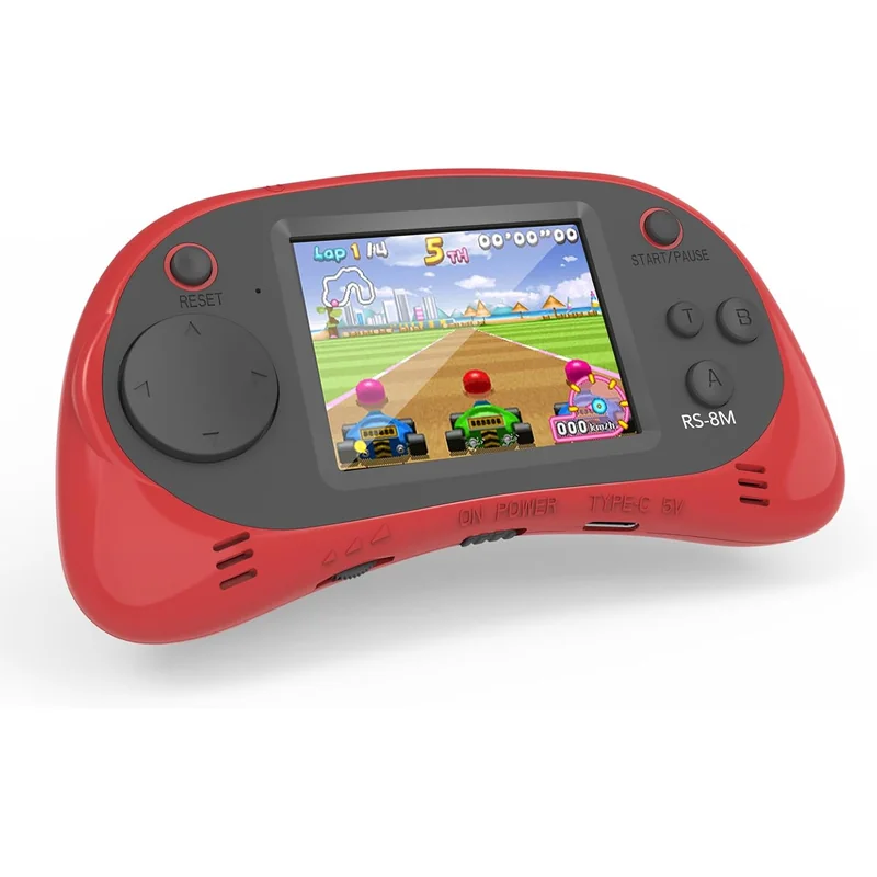 Consola portátil retro 16-bit con 220 juegos HD