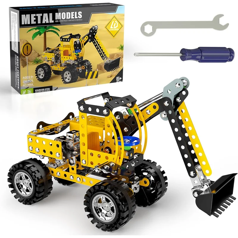 Kit de construcción STEM mecánico de metal