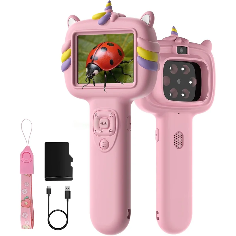 Microscopio digital infantil con pantalla 2.4